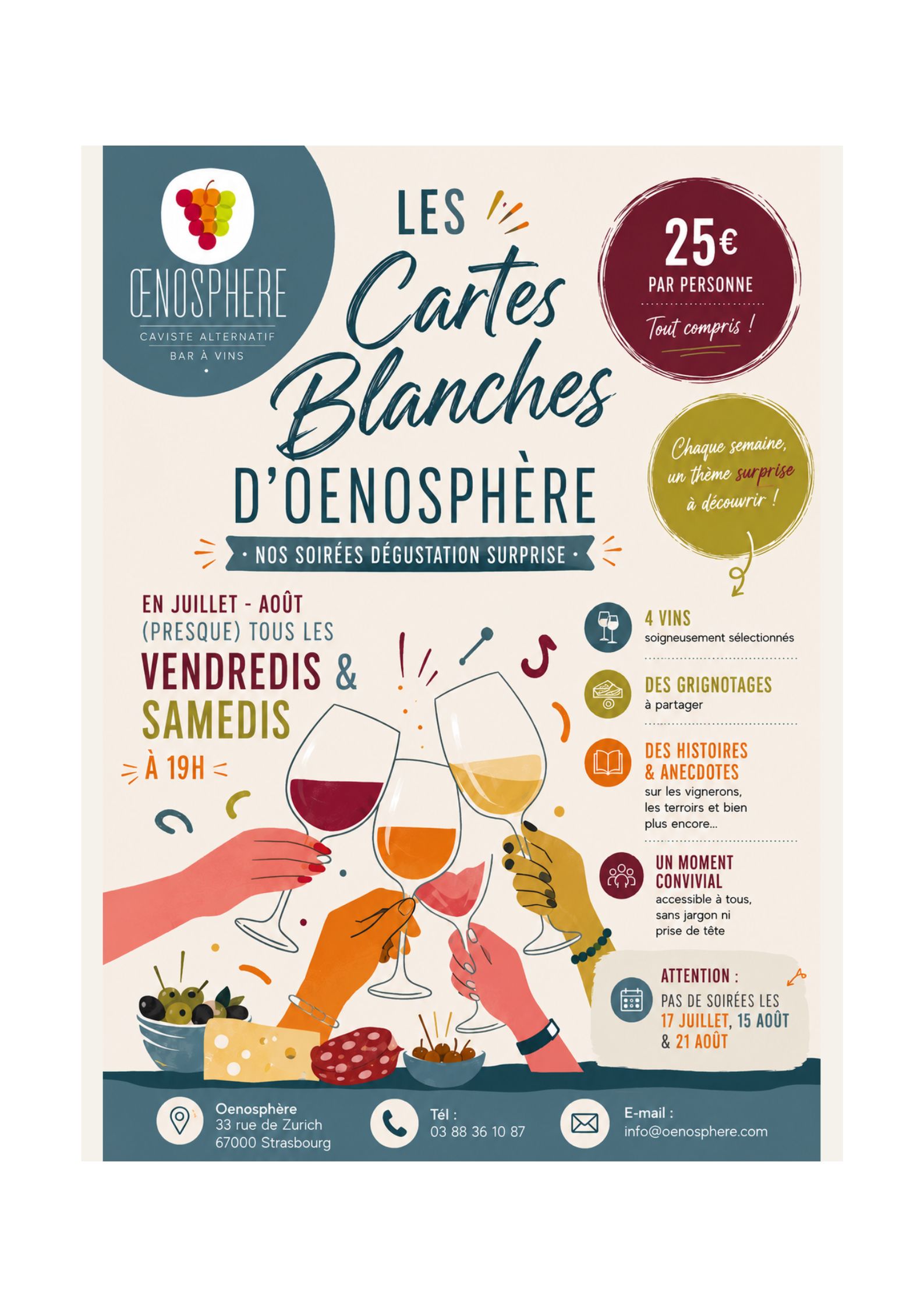 Les Cartes Blanches d’Oenosphère